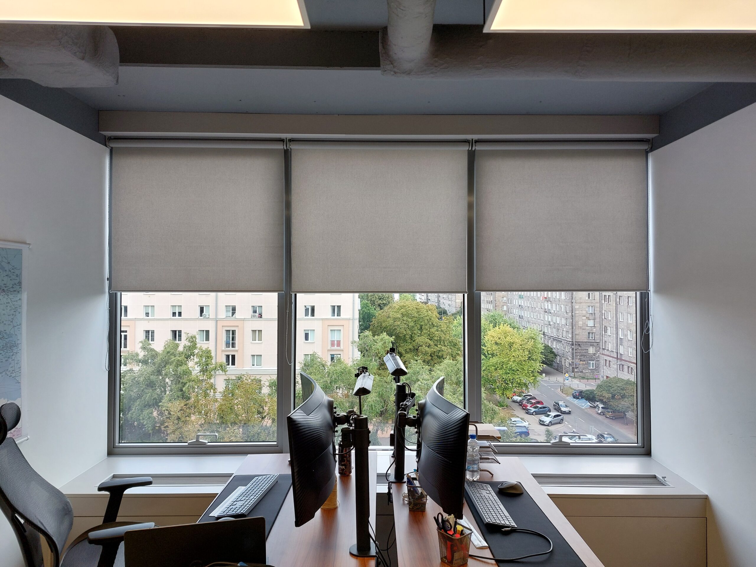 Rolety wolnowiszące do biura warszawa